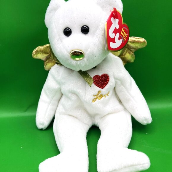 Ty Beanie Baby Christmas Angel Bear Lot of 3 MWMT Gift Love Peace Star Plush - Picture 12 of 16